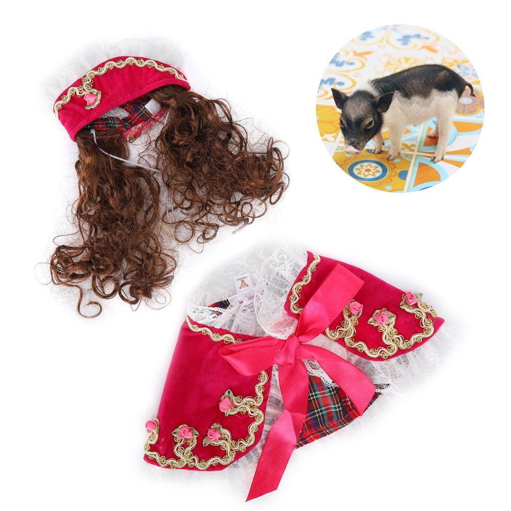 Cat Clothes, Cat Costumes for Cats Only Cat Clothes for Cats Only Cat Costume for Little Pigs for Cats PF18 Rose Red S Animals & Pet Supplies > Pet Supplies > Cat Supplies > Cat Apparel Higoodz   