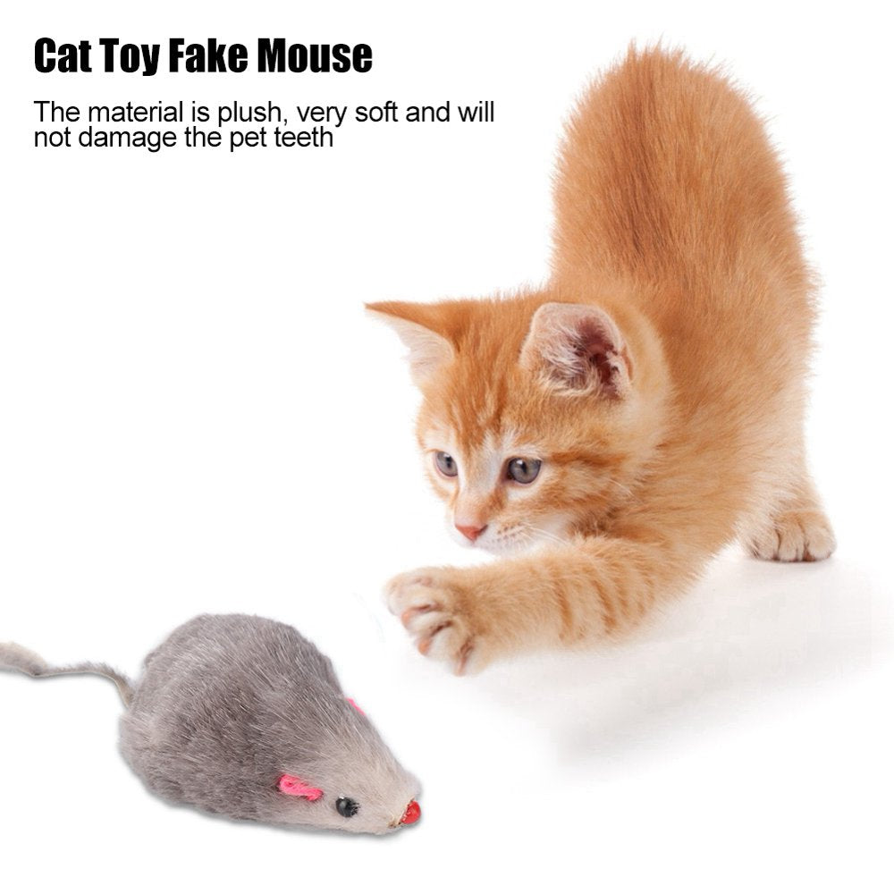 Mgaxyff Built-In Sound Cat Toy Fake Mouse, Cat Toy Mouse Sound, Pet Cat Toy for Pet Playing Kitten Cat Pets Gift Animals & Pet Supplies > Pet Supplies > Cat Supplies > Cat Toys KOL PET   