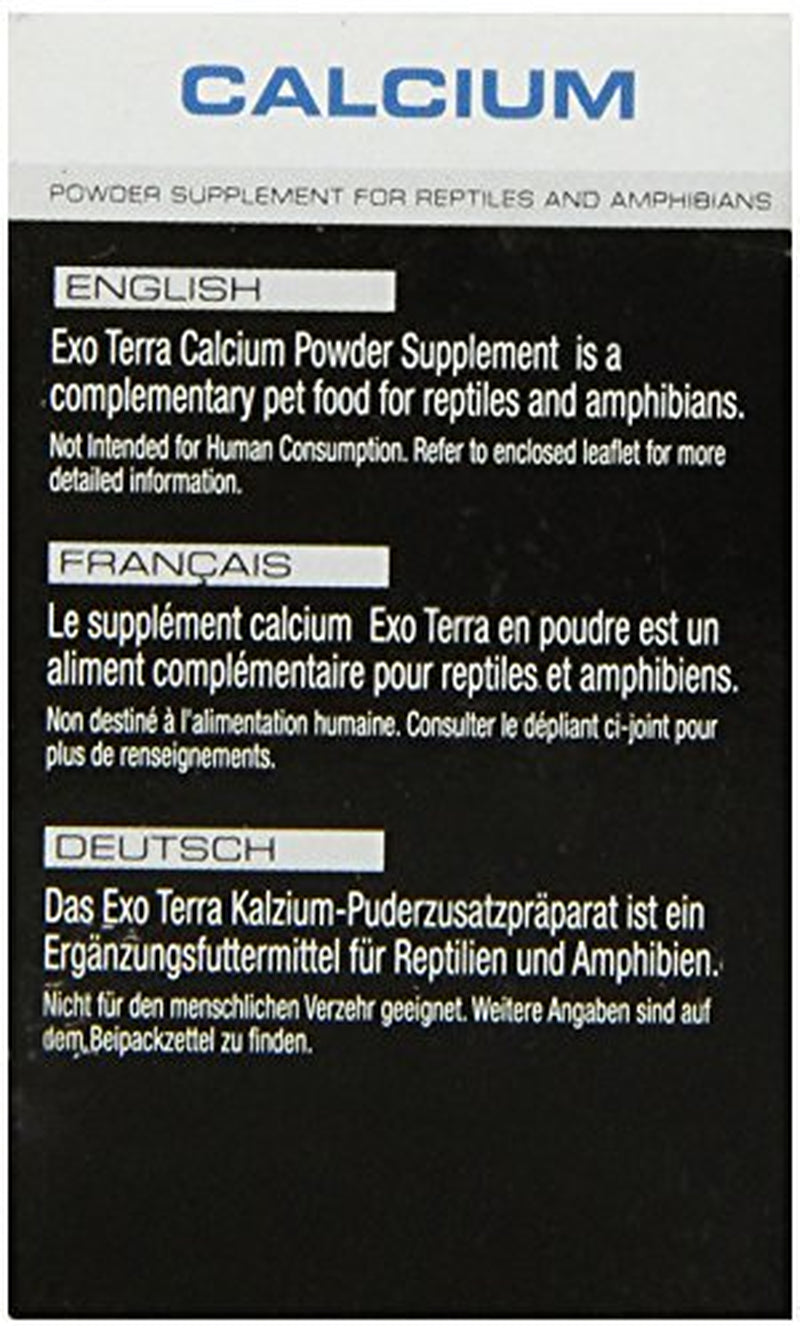 Exo Terra Calcium Powder Supplement for Reptiles and Amphibians, 1.4 Oz., PT 1850 Animals & Pet Supplies > Pet Supplies > Reptile & Amphibian Supplies > Reptile & Amphibian Food Exo Terra   