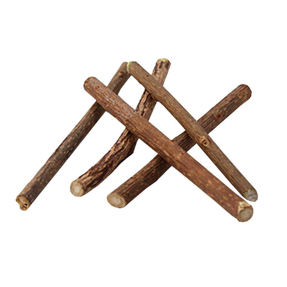 10PC Apple Wood Chew Sticks Twigs for Small Pets Rabbit Guinea Pig Parrot Pet Animals & Pet Supplies > Pet Supplies > Small Animal Supplies > Small Animal Treats KOL PET   