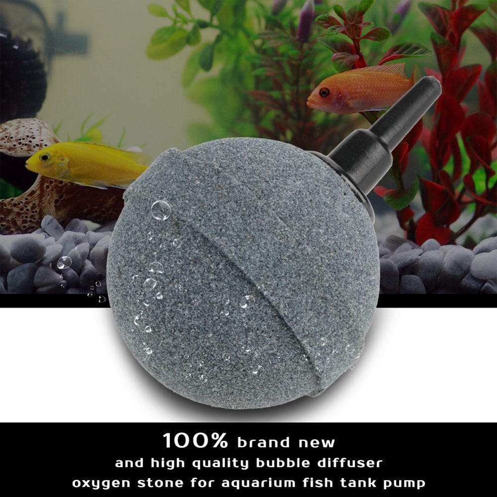 10Pcs Air Stones for Aquariums - Ball Shape Air Stone Mineral Bubble Diffuser Airstones for Aquarium, Fish Tank, Pump