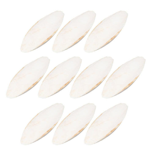 10Pcs Bird Cuttlebone Chew Toy Cuttlefish Bones Parrot Cage Toys Bird Bite Toy for Aquarium Reptile Tortoise Turtle Cockatiel 10Cm Animals & Pet Supplies > Pet Supplies > Bird Supplies > Bird Toys PROKTH   