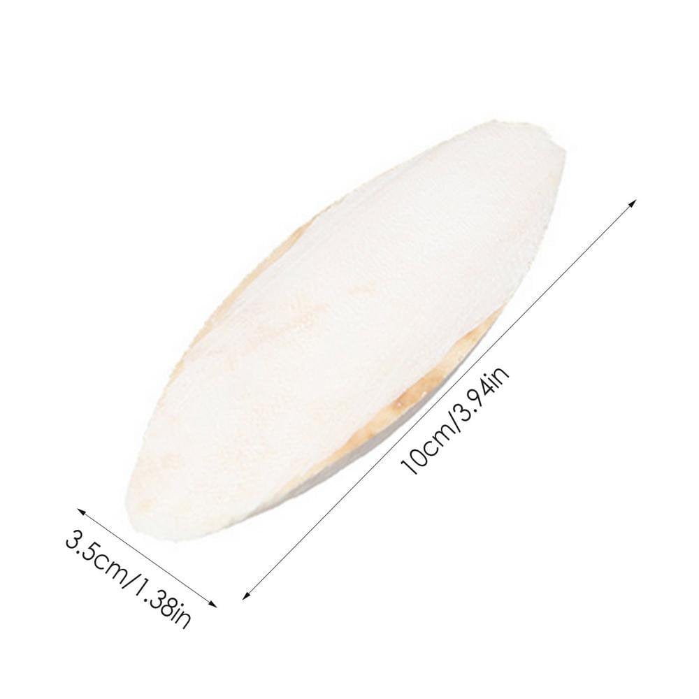 10Pcs Bird Cuttlebone Chew Toy Cuttlefish Bones Parrot Cage Toys Bird Bite Toy for Aquarium Reptile Tortoise Turtle Cockatiel 10Cm Animals & Pet Supplies > Pet Supplies > Bird Supplies > Bird Toys PROKTH   