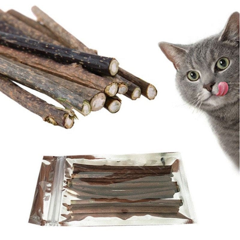 10Pcs Catnip Sticks Cat Chew Toy, Cat Molar Teeth Cleaning Stick Natural Catnip Chew Stick Treat Pet Cat Kitten Toy Animals & Pet Supplies > Pet Supplies > Cat Supplies > Cat Treats Balems   