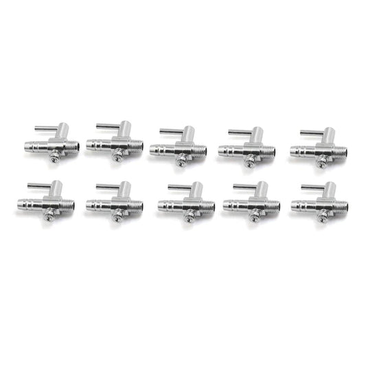 10Pcs Stainless Steel Single Way Air Valve Distributor for Aquarium Pump Silver Tone Animals & Pet Supplies > Pet Supplies > Fish Supplies > Aquarium & Pond Tubing Unique-Bargains   