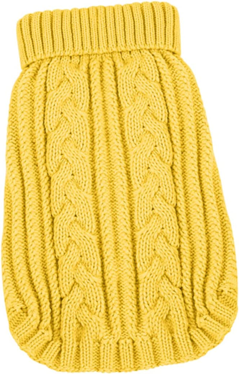 POPETPOP Cat Sweater for Cats Dresses for Winter Plain Hoodies Small Dog Sweaters Cat Hoodie Sweater Puppy Sweater Jacket Clothing Vest Party Dog Cloth Dog Clothes Yellow Pet Dog'S Clothes Animals & Pet Supplies > Pet Supplies > Dog Supplies > Dog Apparel POPETPOP Yellow XX-Small 