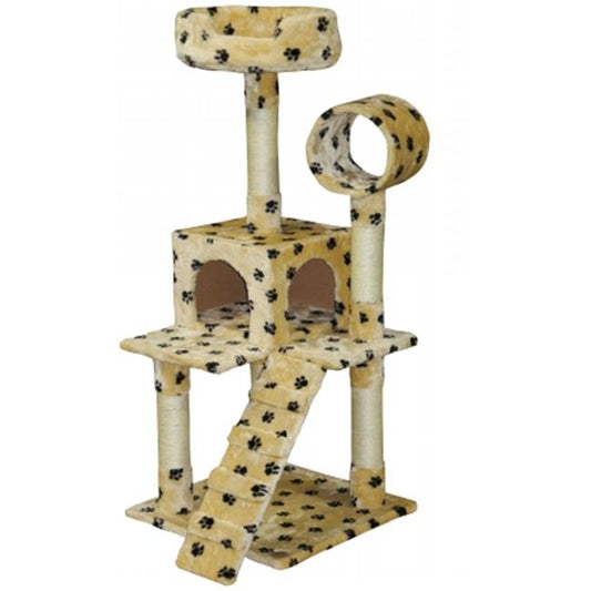 Go Pet Club F79 50 In. Cat Tree Condo House Furniture&#44; Paw Print Animals & Pet Supplies > Pet Supplies > Cat Supplies > Cat Furniture Go Pet Club   