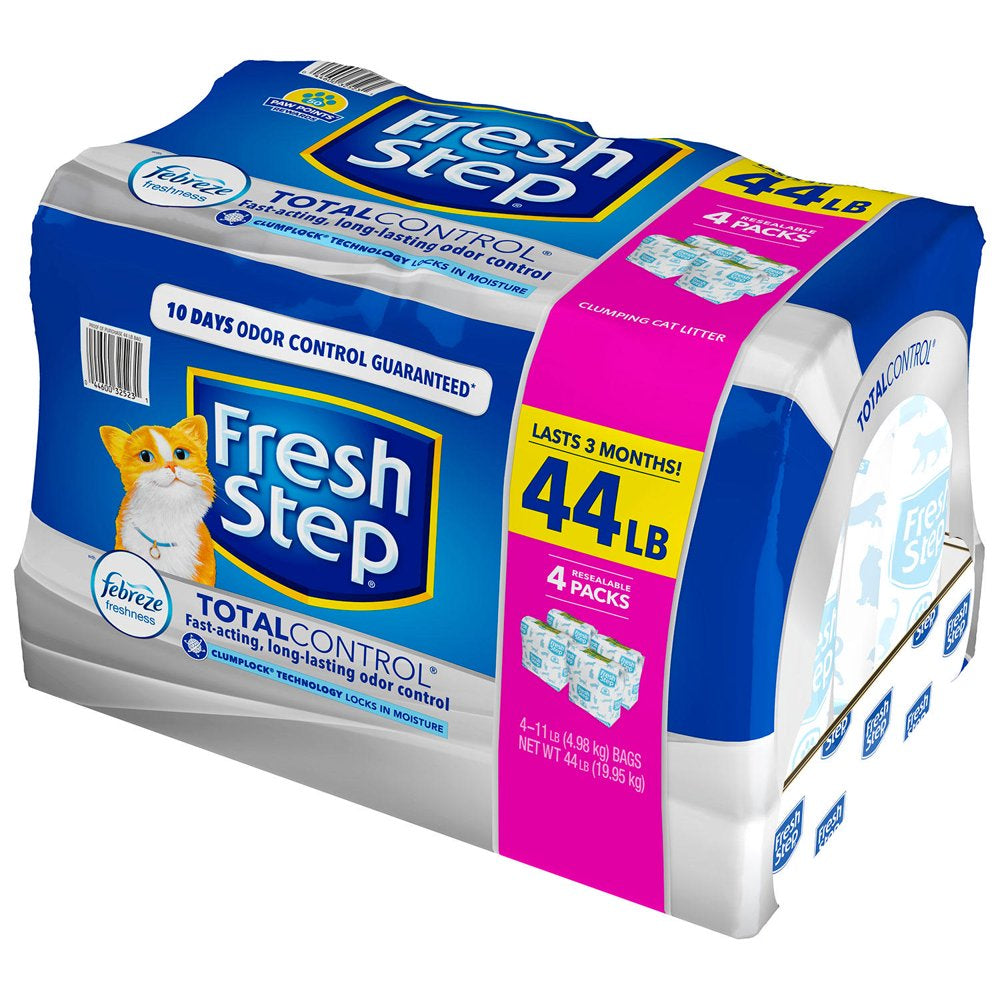 Fresh Step Total Control Scented Litter W/ Febreze, Clumping Cat Litter (44 Lbs) Animals & Pet Supplies > Pet Supplies > Cat Supplies > Cat Litter FRESH STEP   