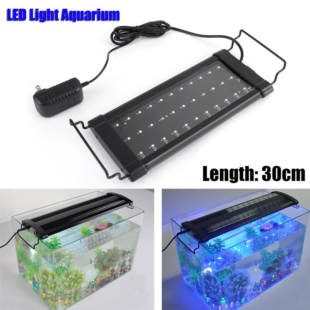 12"-48" LED Light Aquarium Fish Bowl Fish Tank 0.5W Full Spectrum Plant Marine with Extendable Bracket Animals & Pet Supplies > Pet Supplies > Fish Supplies > Aquarium Lighting Areyourshop   