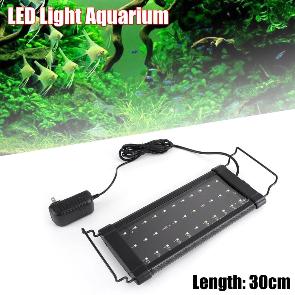 12"-48" LED Light Aquarium Fish Bowl Fish Tank 0.5W Full Spectrum Plant Marine with Extendable Bracket Animals & Pet Supplies > Pet Supplies > Fish Supplies > Aquarium Lighting Areyourshop   