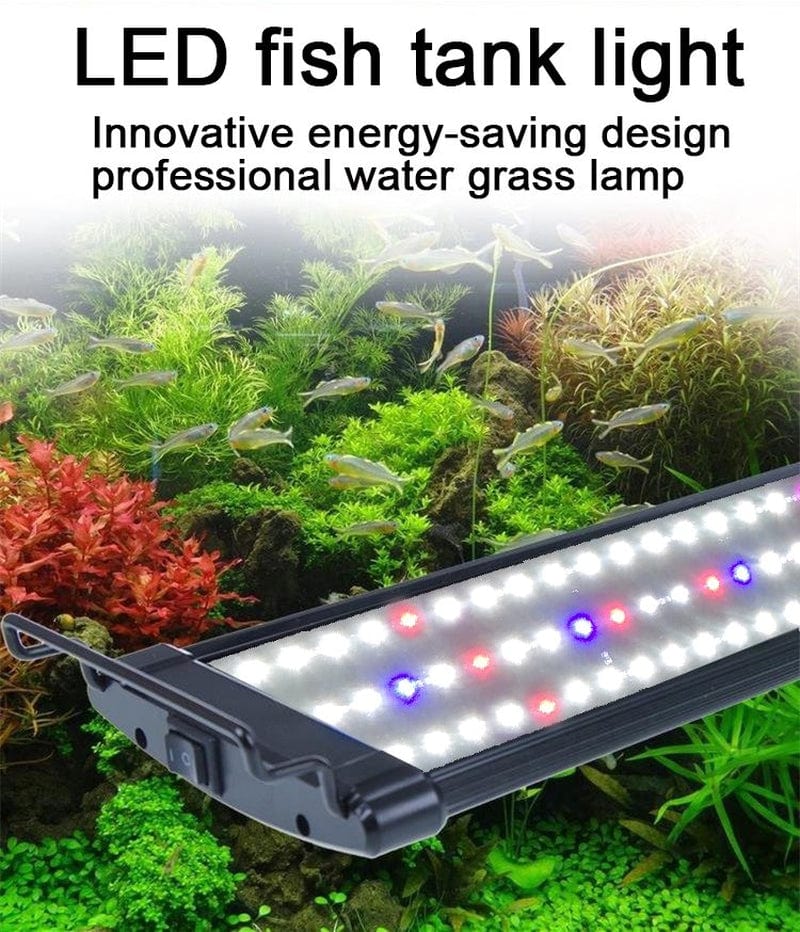 12"-48" LED Light Aquarium Fish Bowl Fish Tank 0.5W Full Spectrum Plant Marine with Extendable Bracket Animals & Pet Supplies > Pet Supplies > Fish Supplies > Aquarium Lighting Areyourshop   