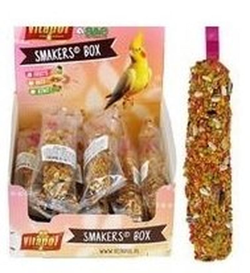 12 Count AE Cage Company Smakers Cockatiel Fruit Treat Sticks Animals & Pet Supplies > Pet Supplies > Bird Supplies > Bird Treats A&E Cage Company 12 ct  