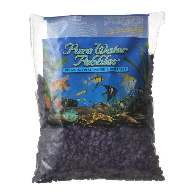 12 Lb (6 X 2 Lb) Pure Water Pebbles Aquarium Gravel Purple Passion