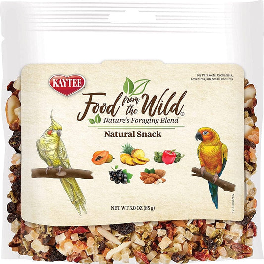12 Oz (4 X 3 Oz) Kaytee Food from the Wild Natural Snack for Small Birds Animals & Pet Supplies > Pet Supplies > Bird Supplies > Bird Treats Kaytee   