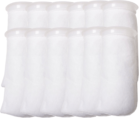 12 Pack - 4 Inch Ring Filter Socks 200 Micron - Aquarium Felt Filter Bags -4 Inch Ring by 9.5 Inch Long [Short Version] - Fits Eshopps and Aqueon Animals & Pet Supplies > Pet Supplies > Fish Supplies > Aquarium Filters Encompass All   