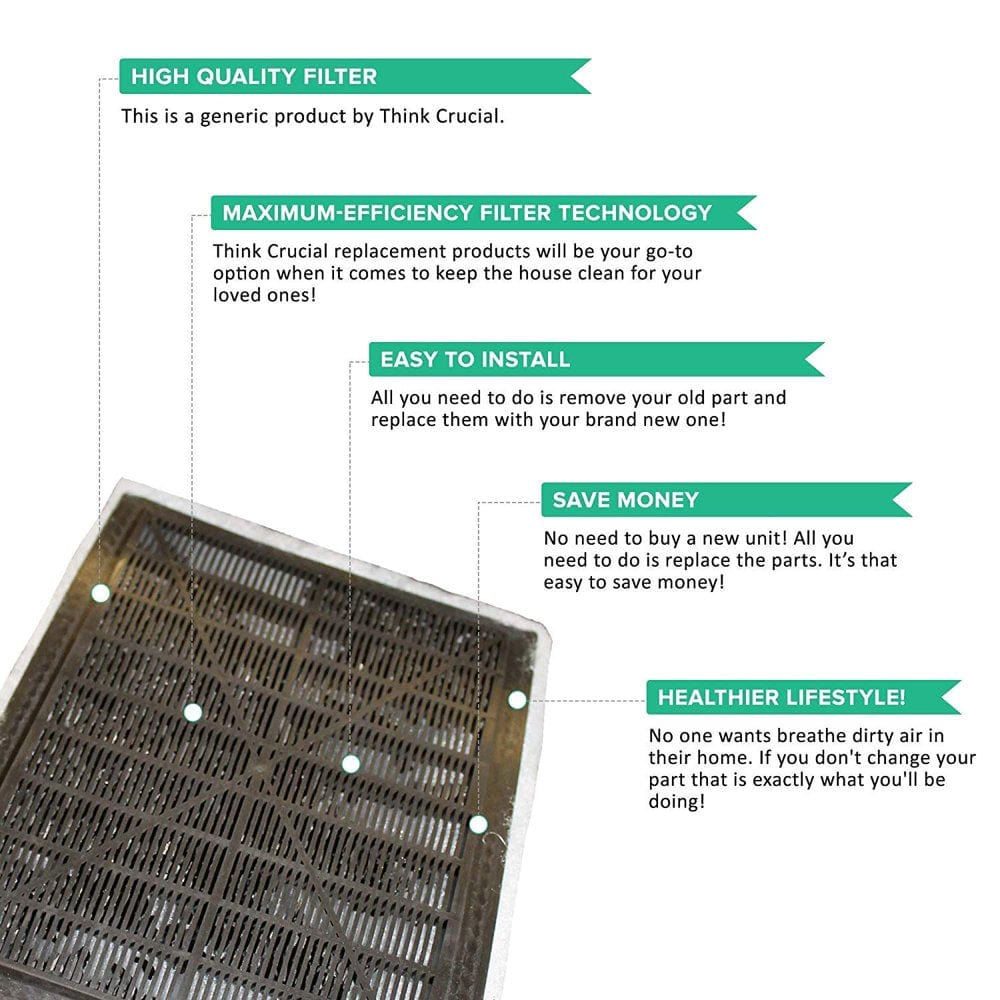 12 Pack of Think Crucial Aquarium Filter Replacement Parts - Compatible with Aqua-Tech Ez-Change #3 Aquarium Filter - Fits Aqua-Tech 20-40 and 30-60 Power Filters Animals & Pet Supplies > Pet Supplies > Fish Supplies > Aquarium Filters Crucial Vacuum   