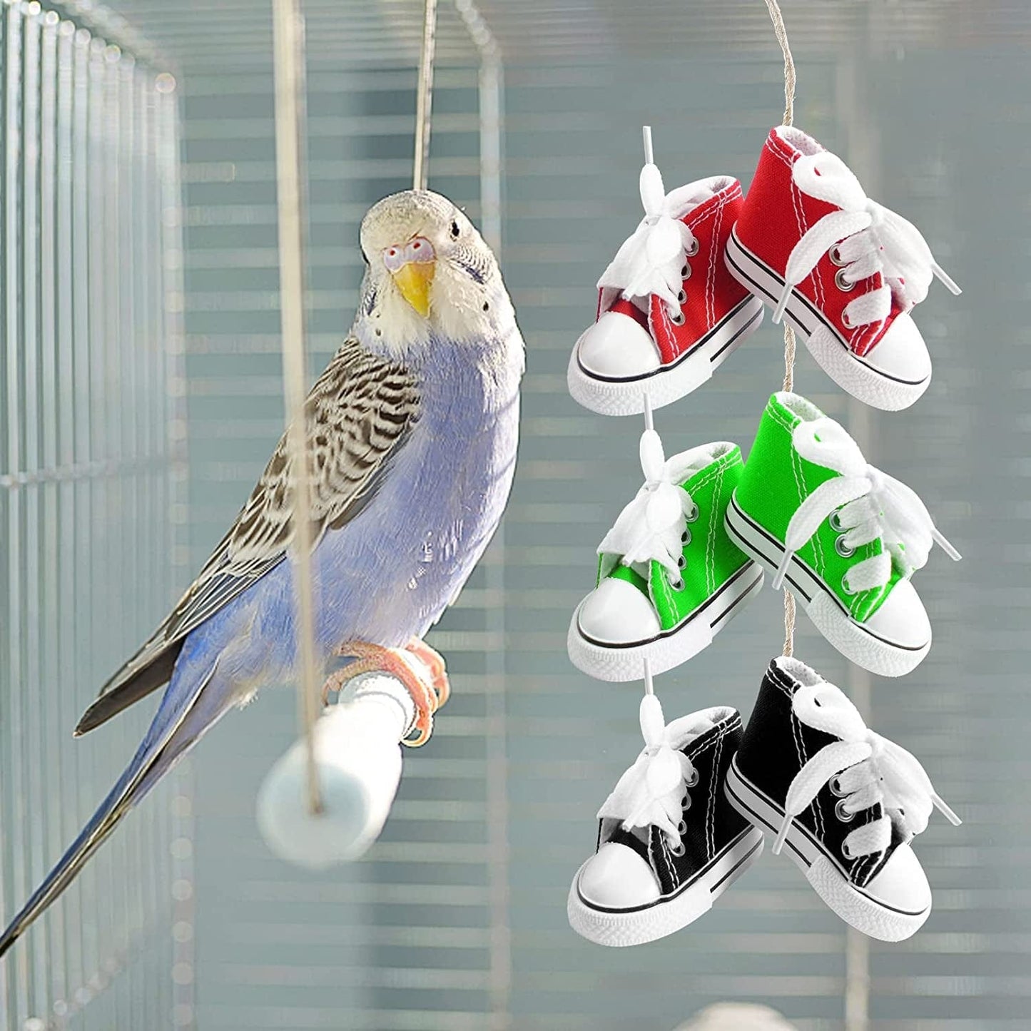 12 Pieces Bird Shoes Mini Sneaker Bird Toys Mini Finger Shoes Fingerboard Shoes Bird Chew Toys Bird Toy Sneakers Dog Shoes Doll Shoes Toy Shoes for Sneaker Keychain Shoe Keychains Parrot Toys Animals & Pet Supplies > Pet Supplies > Dog Supplies > Dog Apparel PETDCHEB   