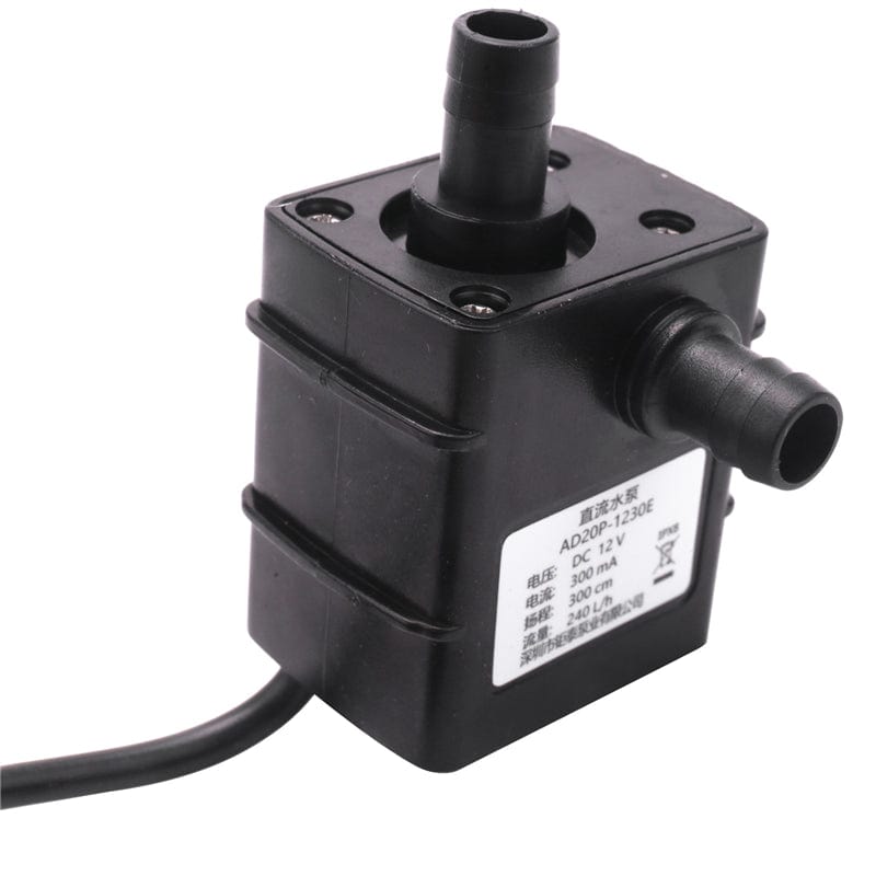 12 Volt Small Mini Submersible Water Pump for DIY Swamp Cooler PC CPU Water Cooling Fountain Water Fall 63 GPH Animals & Pet Supplies > Pet Supplies > Fish Supplies > Aquarium & Pond Tubing KOL PET   