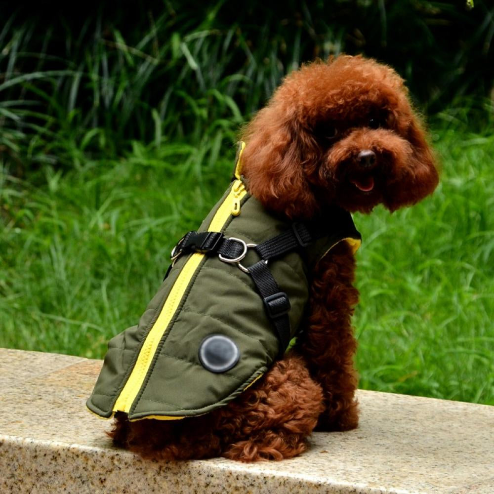 Dog Vest Winter Coat Warm Dog Apparel for Cold Weather Dog Jacket for Small Medium Large Dogs with Furry Collar