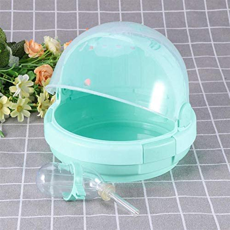 Portable Hamster Carry Cage Habitat, 7.6X6.5In Small Animal Cage, with Water Bottle Travel Handbags Animals & Pet Supplies > Pet Supplies > Small Animal Supplies > Small Animal Habitats & Cages Universal   