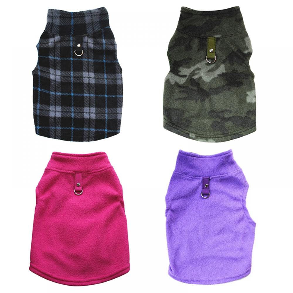 Pet Dog Fleece Harness Vest Shirt Puppy Warm Jumper Sweater Coat Jacket Apparel for Small Medium Large Dog 7 Sizes Animals & Pet Supplies > Pet Supplies > Dog Supplies > Dog Apparel GETFIT   