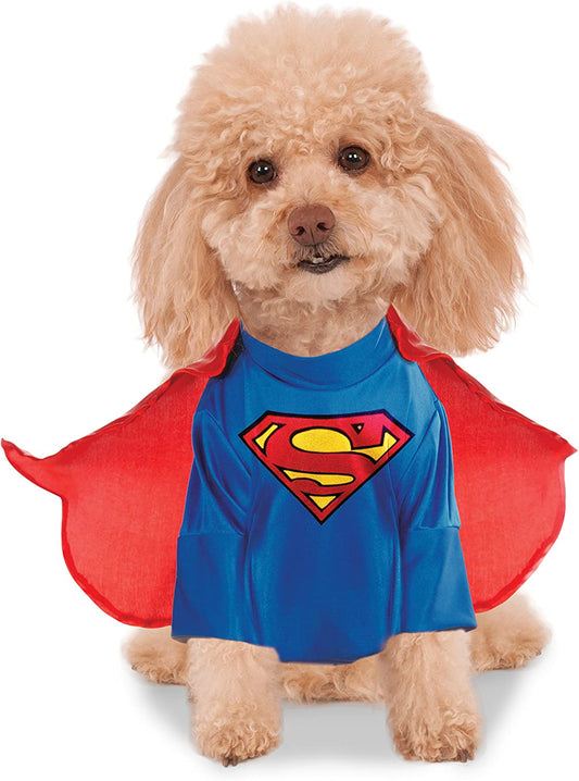 Rubie'S Classic with Arms Pet Superman Costume Animals & Pet Supplies > Pet Supplies > Dog Supplies > Dog Apparel Rubies Decor 1 M (Neck: 14.5", Girth: 20", Back: 15") 