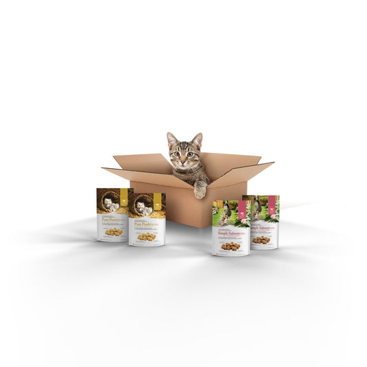 Caledon Farms Meaty Cat Treats, 2 Oz.Bag, Chicken and Salmon (4 Pack) Animals & Pet Supplies > Pet Supplies > Cat Supplies > Cat Treats Caledon Farms   