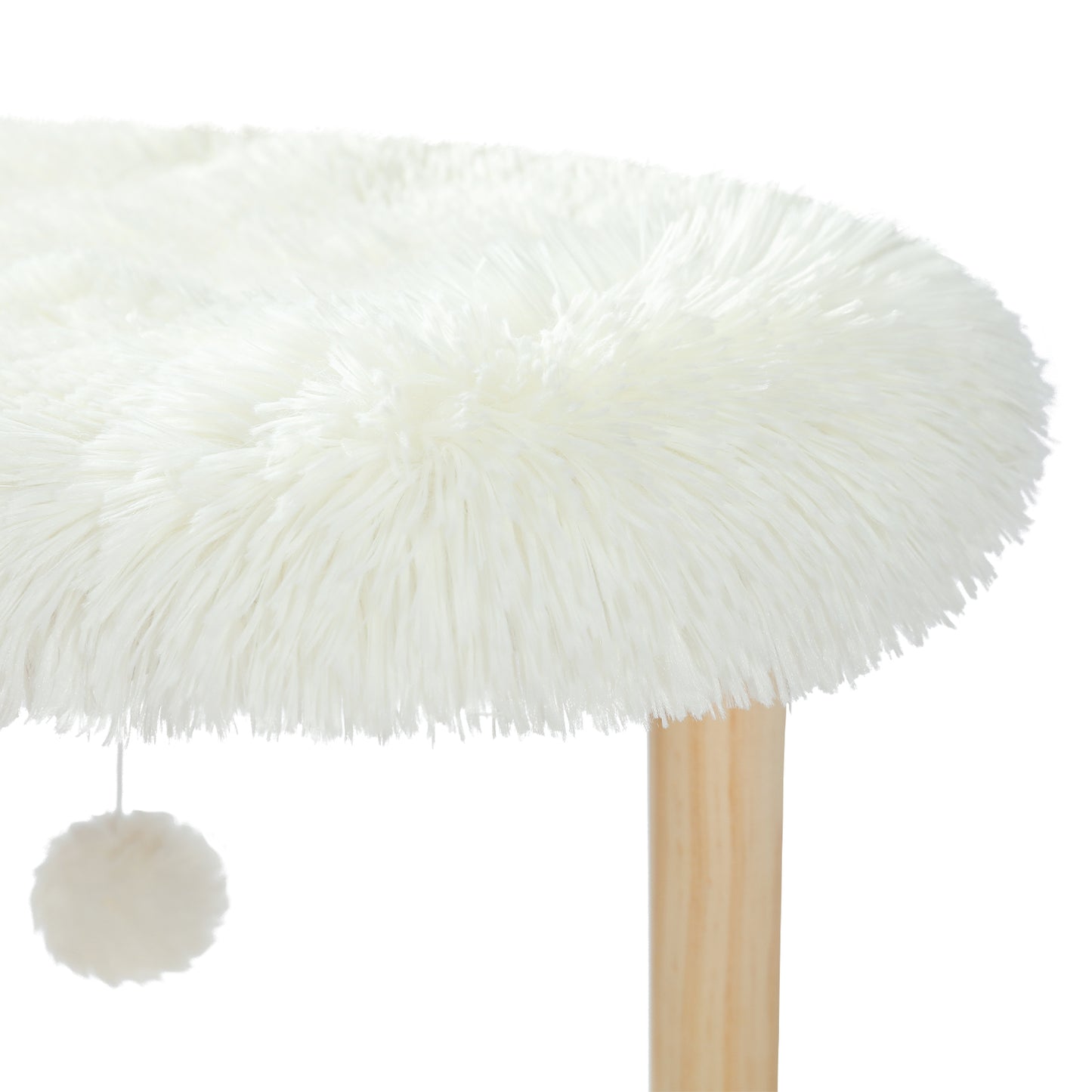 PAWZ Road 38.2" Wooden Cat Tree Towers Modern Cat Furniture, Beige Animals & Pet Supplies > Pet Supplies > Cat Supplies > Cat Furniture PAWZ Road   