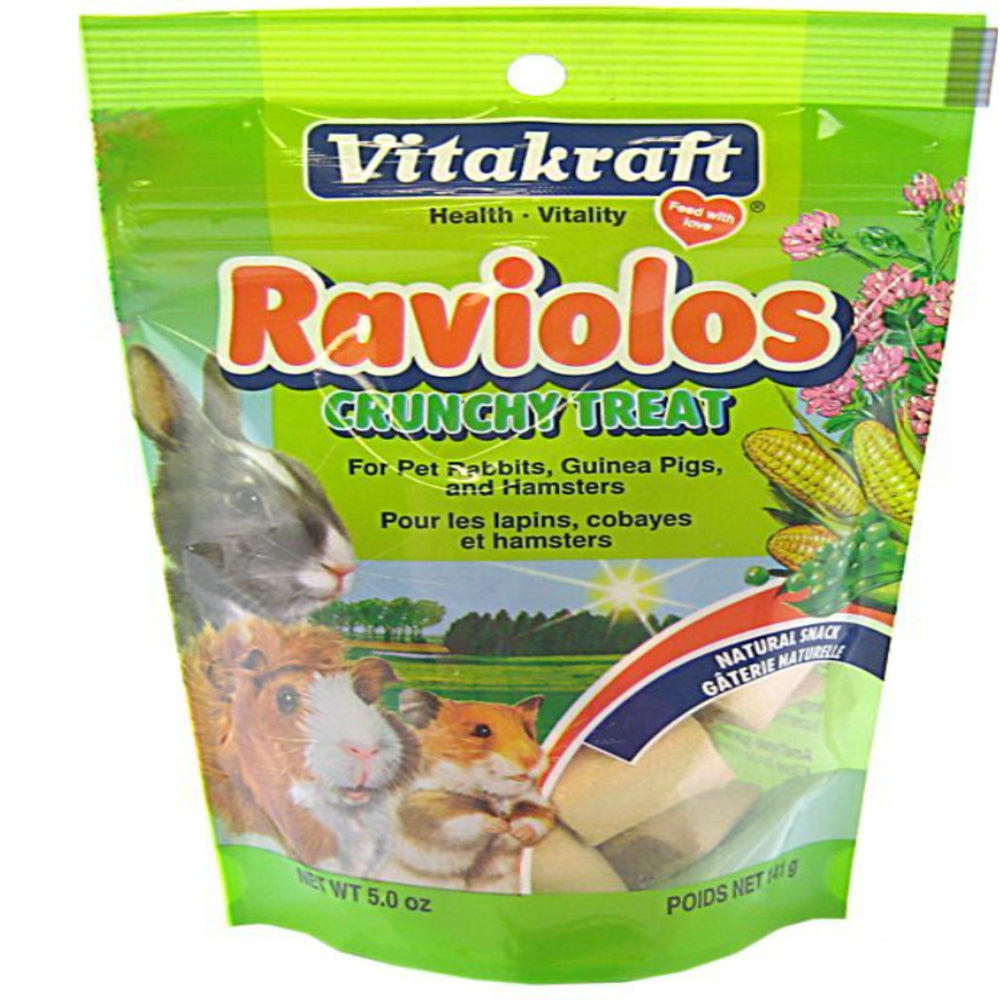 Vitakraft Raviolos Crunchy Treat for Small Animals 5 Oz- Pack of 3 Animals & Pet Supplies > Pet Supplies > Small Animal Supplies > Small Animal Treats Vitakraft   