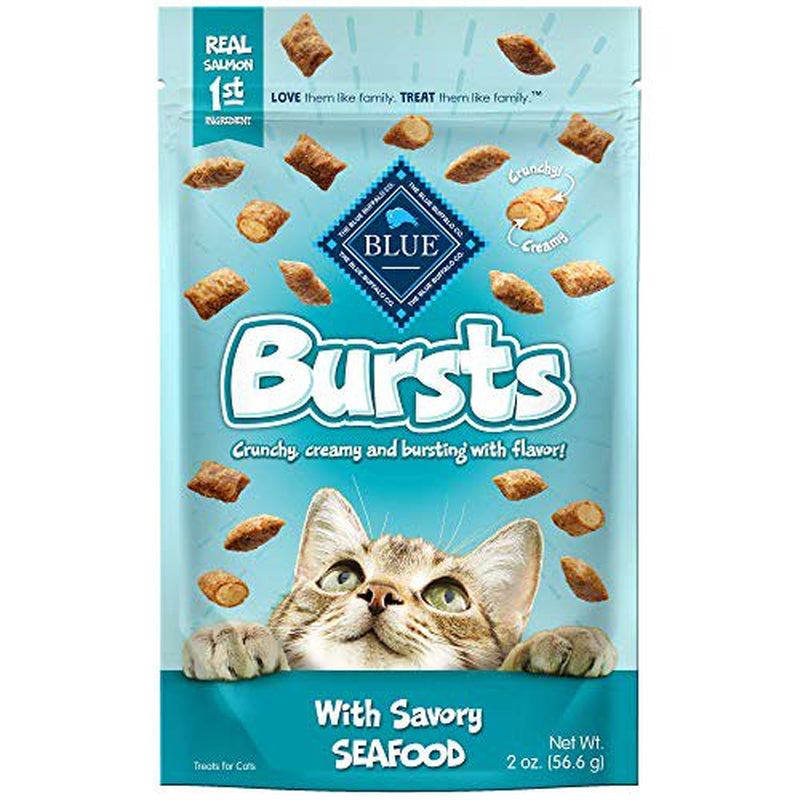 Blue Buffalo Bursts Feline Seafood Flavour Cat Treats, 2 Oz. Animals & Pet Supplies > Pet Supplies > Cat Supplies > Cat Treats Blue Buffalo   