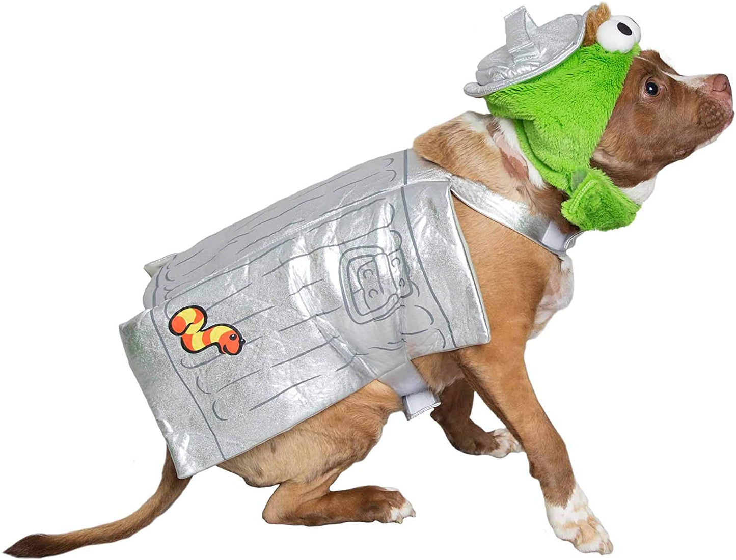 Pet Krewe Large Oscar the Grouch Dog Costume - Fits Small, Medium, Large and Extra Large Pets - Perfect for Halloween, Christmas Holiday, Parties, Photoshoots, Gifts for Dog Lovers Animals & Pet Supplies > Pet Supplies > Dog Supplies > Dog Apparel Pet Krewe 1 Medium 