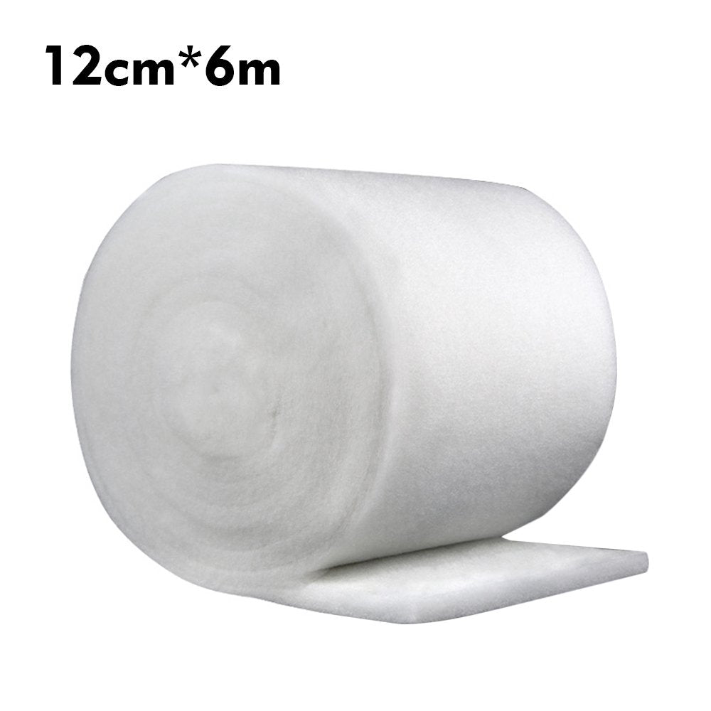 Dcenta Aquarium Filter Pad Filter Media Roll Biochemical Cotton Filter Foam Fish Tank Sponge for Most Filters Fish Tank Water Cleaning Supplies 12Cm*6M Animals & Pet Supplies > Pet Supplies > Fish Supplies > Aquarium Filters Dcenta   