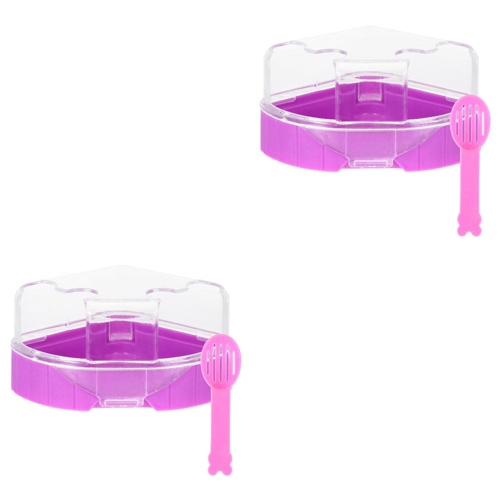 Frcolor Small Pet Bathroom Hamster Animal Sand House Habitat Toilet Cage Toy Bathtub Bath Container Dwarf Washroom Supply Animals & Pet Supplies > Pet Supplies > Small Animal Supplies > Small Animal Habitats & Cages FRCOLOR   