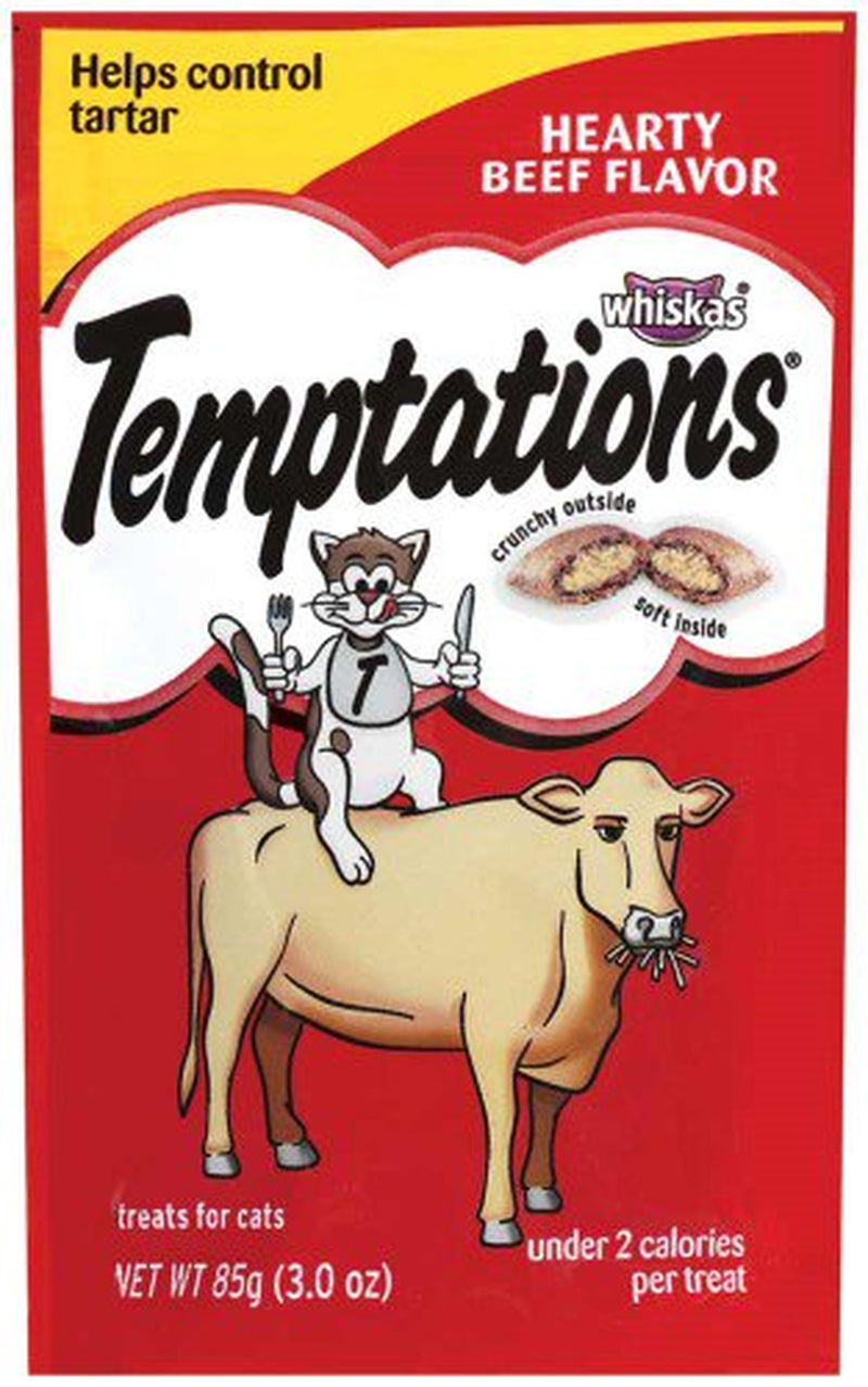 TEMPTATIONS Classic Treats for Cats Hearty Beef Flavor Animals & Pet Supplies > Pet Supplies > Cat Supplies > Cat Treats Mars Petcare 36 1 