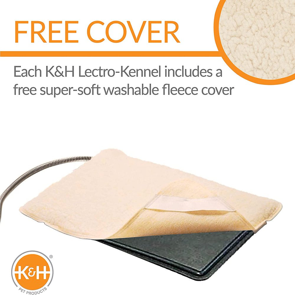 Original Lectro-Kennel Outdoor Heated Pad with Free Cover Animals & Pet Supplies > Pet Supplies > Dog Supplies > Dog Kennels & Runs ALLJOYER   