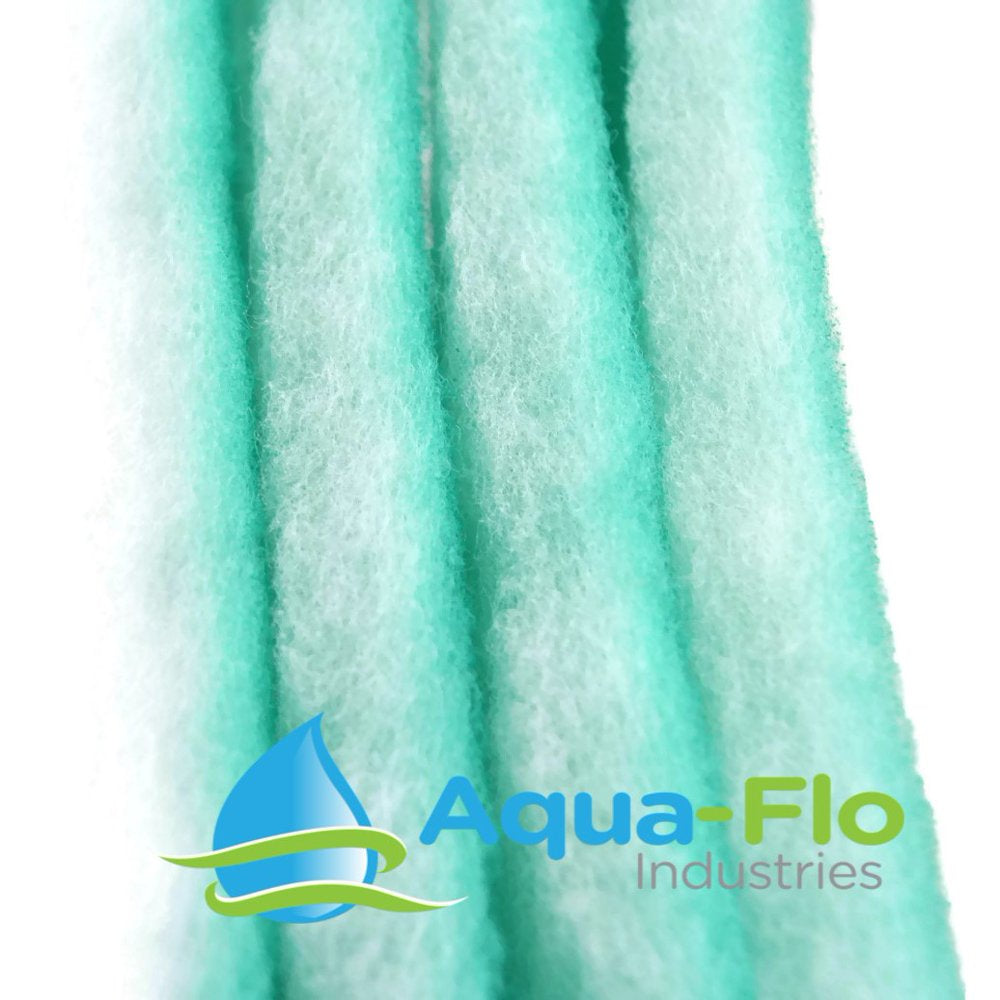 Aqua-Flo 14"X 72" (6 Feet) Long X 1" Thick (Green/White) Pond & Aquarium Filter Floss Media Animals & Pet Supplies > Pet Supplies > Fish Supplies > Aquarium Filters Aqua-Flo Industries   