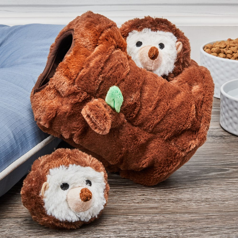 Vibrant Life Cozy Buddy Hide-And-Seek Plush Dog Toy, Hedgehogs