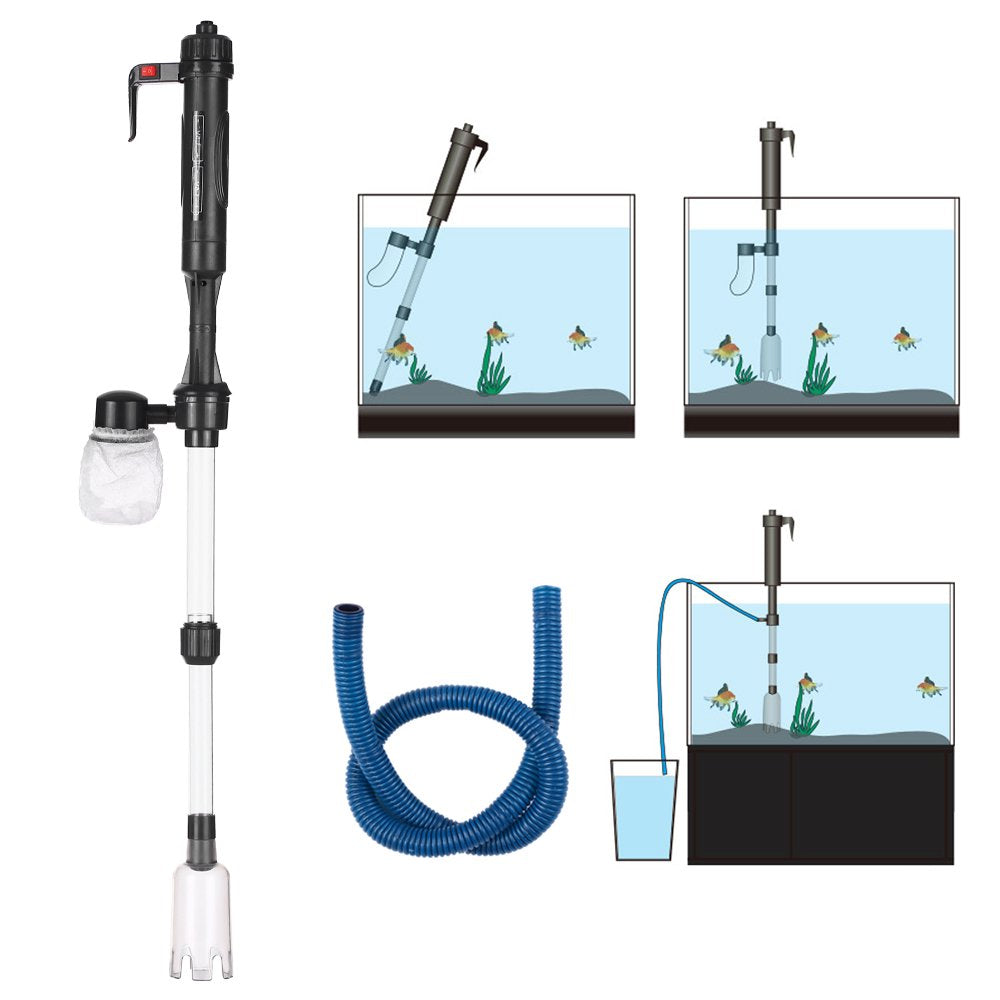 Arealer Electric Aquarium Water Changer Fish Tank Cleaner Sand Vacuum Gravel Cleaning Tools Aquarium Supplies Animals & Pet Supplies > Pet Supplies > Fish Supplies > Aquarium Cleaning Supplies Arealer   