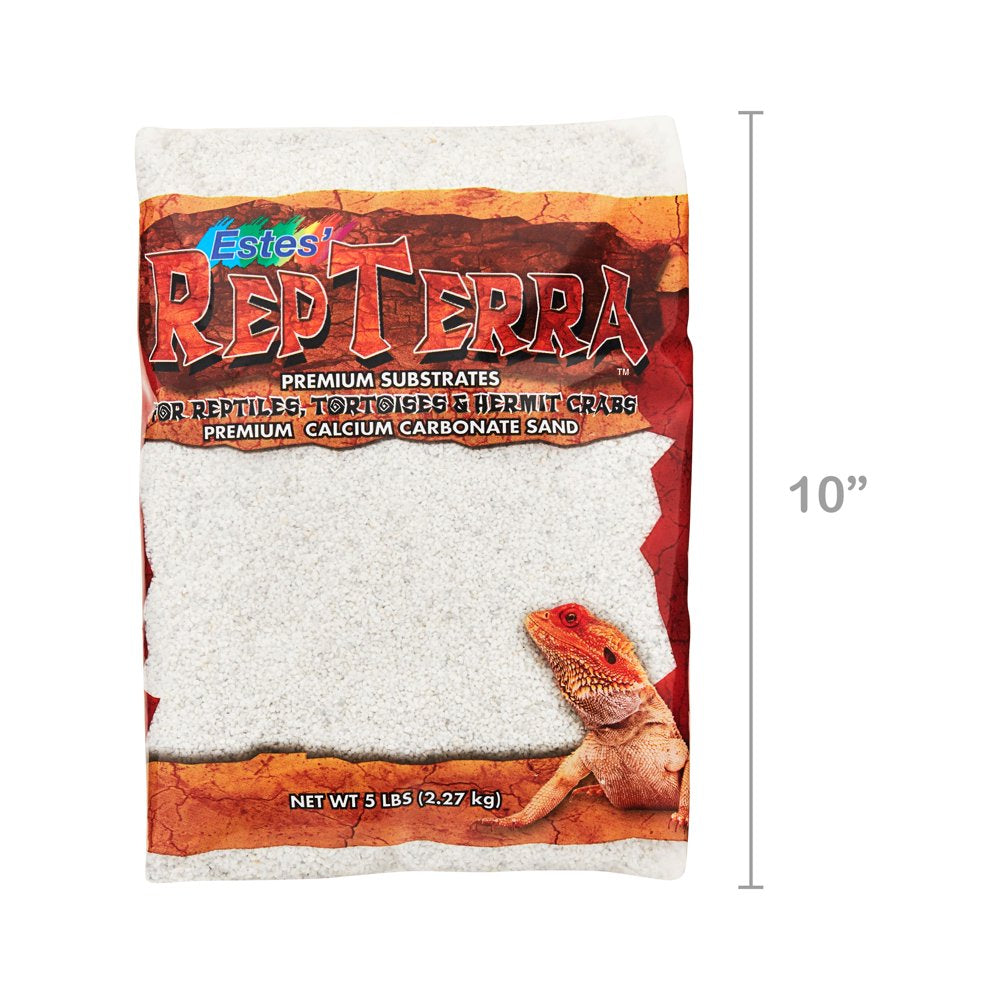 Repterra White Reptile Sand 5 Lb Bag Animals & Pet Supplies > Pet Supplies > Reptile & Amphibian Supplies > Reptile & Amphibian Substrates Clifford W. Estes Company   