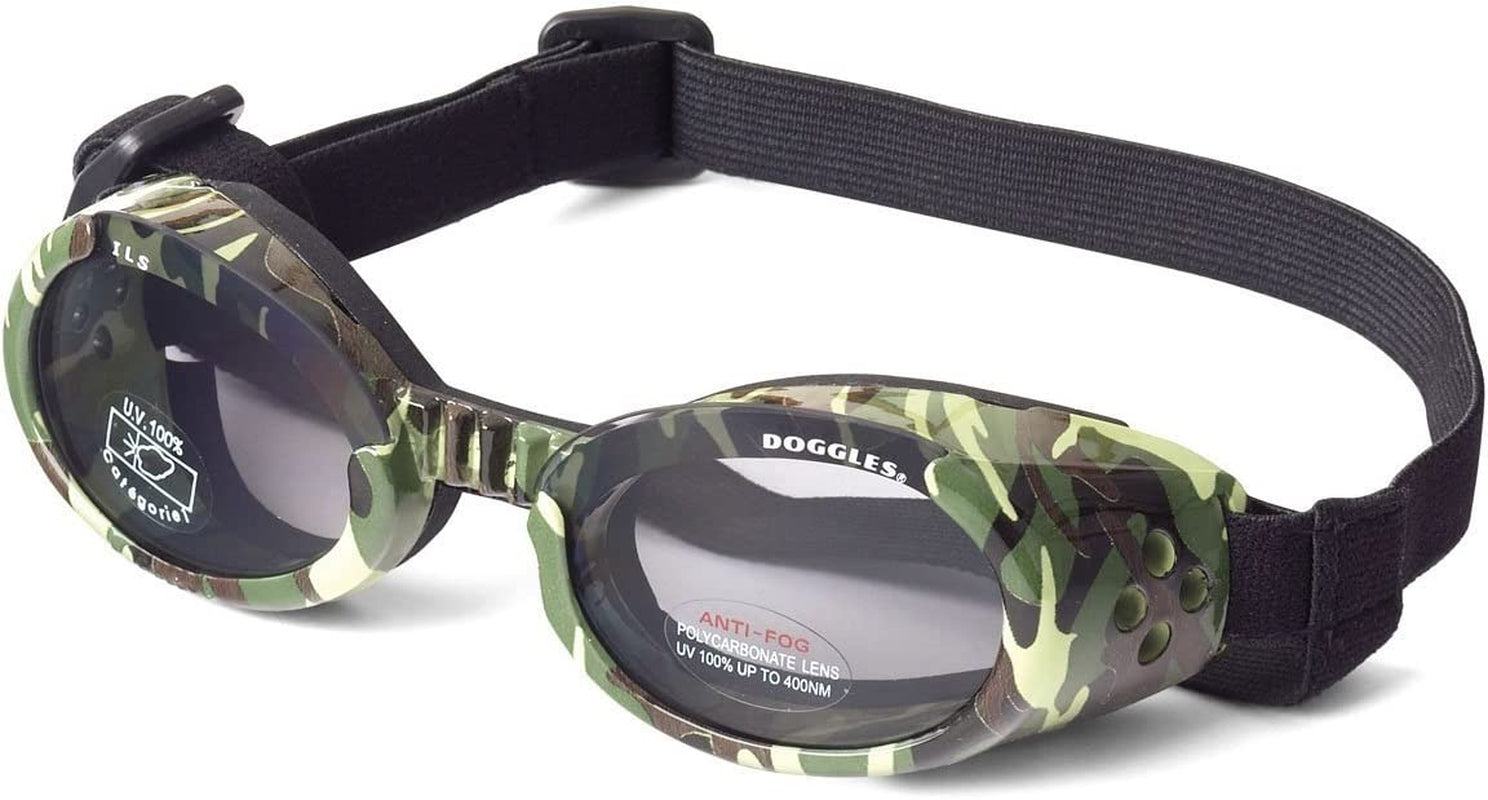 Doggles ILS Dog Goggle Sunglasses in Green Camo / Smoke Lens Large Animals & Pet Supplies > Pet Supplies > Dog Supplies > Dog Apparel Doggles, LLC 1 Small 