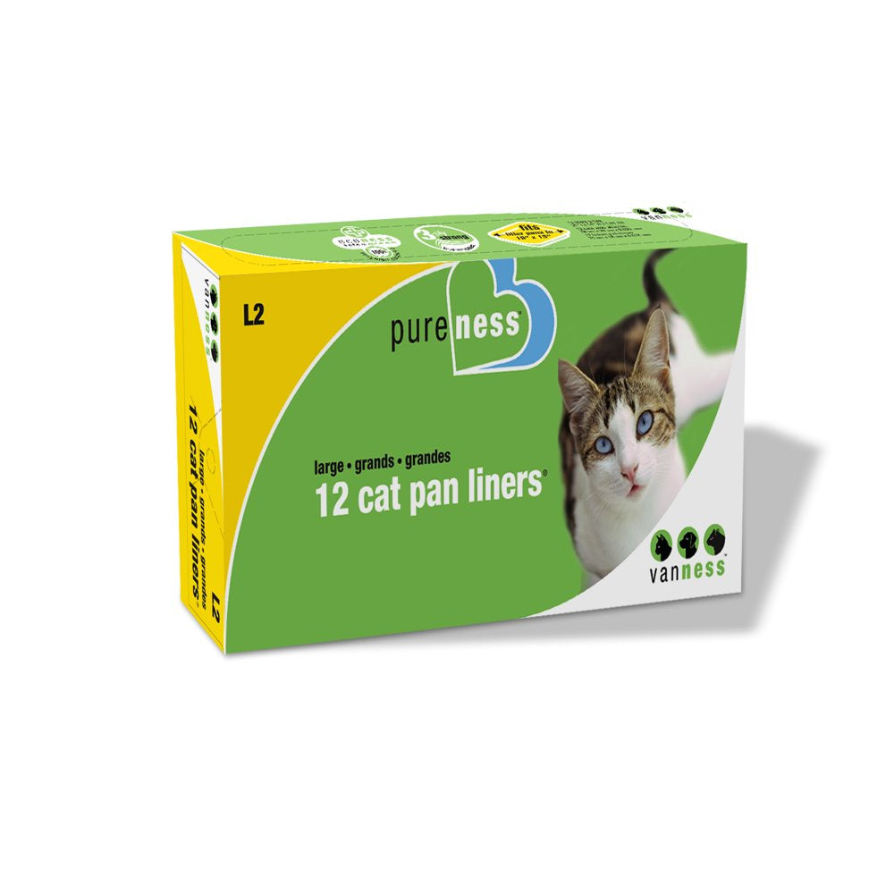 Van Ness Large Cat Litter Box Liners, Fits Most Large Litter Boxes, 12 Count Animals & Pet Supplies > Pet Supplies > Cat Supplies > Cat Litter Box Liners Van Ness Plastics, Inc.   