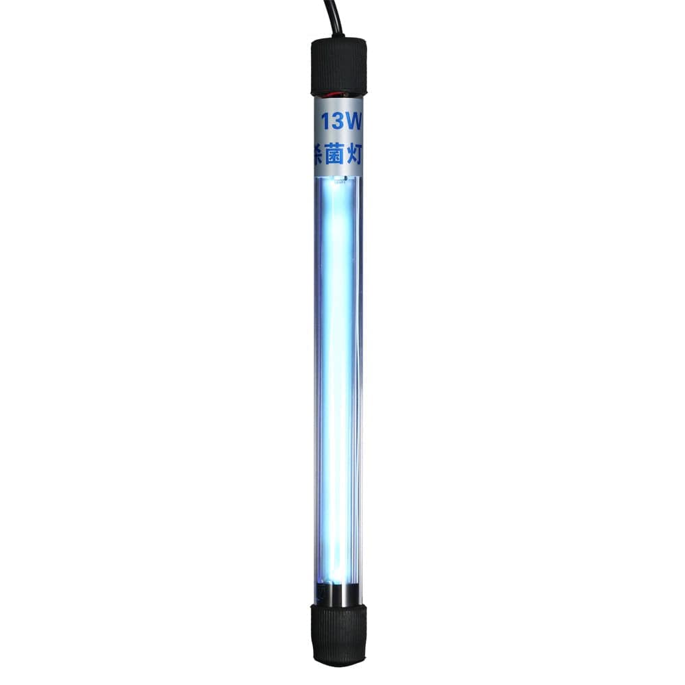 13W UV Light Lamp Submersible Ultraviolet Sterilizer Water for Aquarium Fish Tank Pond Animals & Pet Supplies > Pet Supplies > Fish Supplies > Aquarium Lighting iKayaa   