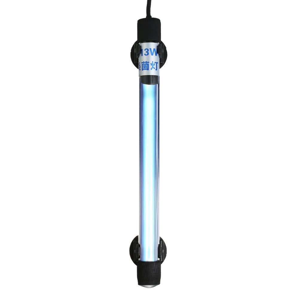 13W UV Light Sterilization Lamp Submersible Ultraviolet Sterilizer Water Disinfection for Aquarium Fish Tank Pond AC110-120V Animals & Pet Supplies > Pet Supplies > Fish Supplies > Aquarium Lighting Anself 13W&US Plug  