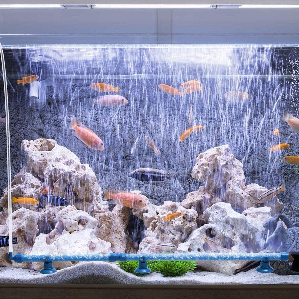 14" Length Aquarium Air Stone Bubble Wall Tube Oxygen Diffuser Bar Decor Accessory for Fish Tank(Blue, 1Pcs) Animals & Pet Supplies > Pet Supplies > Fish Supplies > Aquarium Air Stones & Diffusers Feelers   
