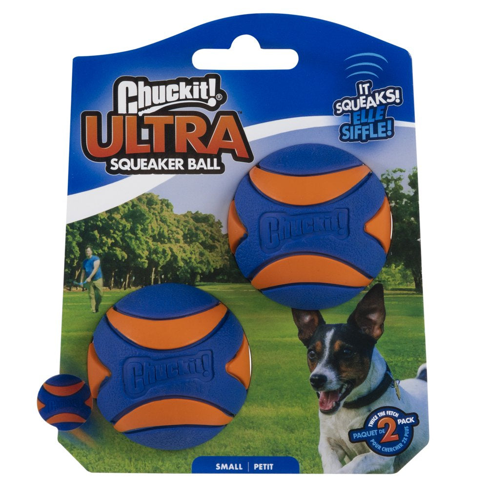 Canine Hardware Chuckit! Ultra Squeaker High Bounce Dog Toy Ball, Medium