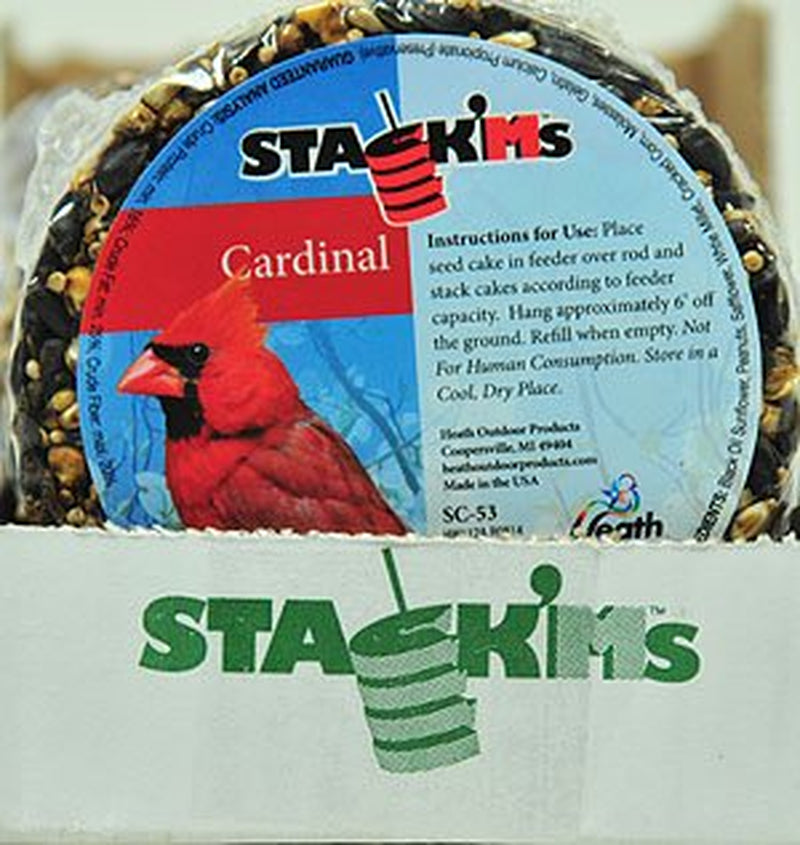 Heath Outdoor Stack'M Seed Cakes for Cardinals and All Wild Birds Animals & Pet Supplies > Pet Supplies > Bird Supplies > Bird Food Heath Manufacturing Co   