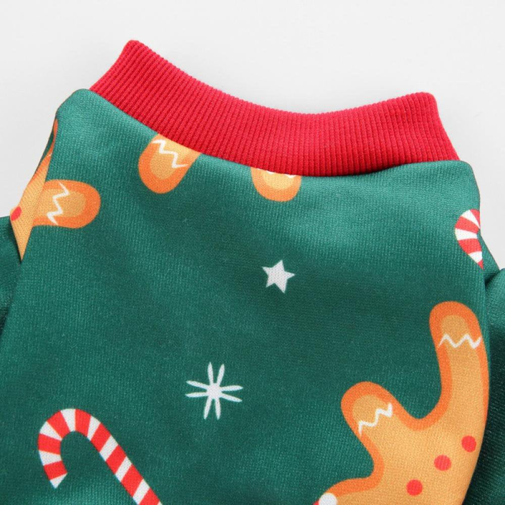 Summark Christmas Costume Cartoon Animal Fairy Dog Pajamas Pet Clothes Jumpsuit PJS Apparel Soft Green Animals & Pet Supplies > Pet Supplies > Dog Supplies > Dog Apparel Sunmark   