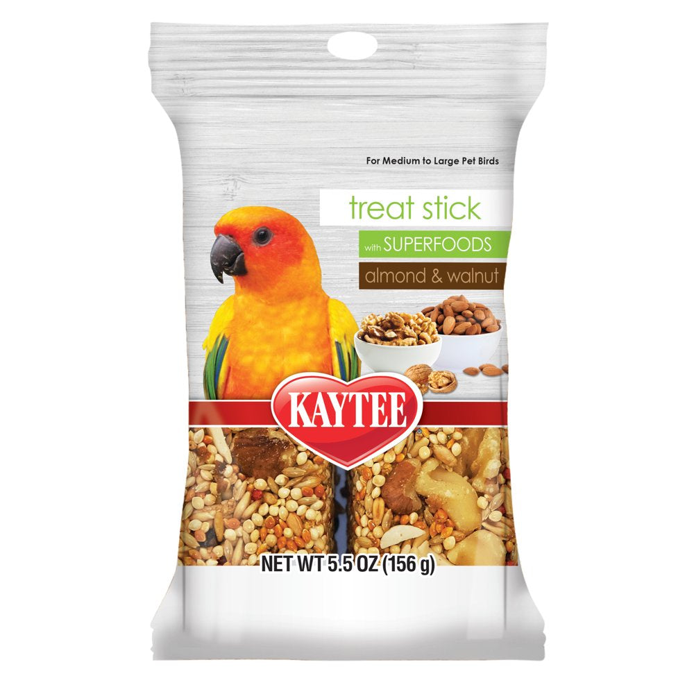 Kaytee Avian Superfood Treat Stick, Almond & Walnut, 5.5 Ounces Animals & Pet Supplies > Pet Supplies > Bird Supplies > Bird Treats Central Garden and Pet   