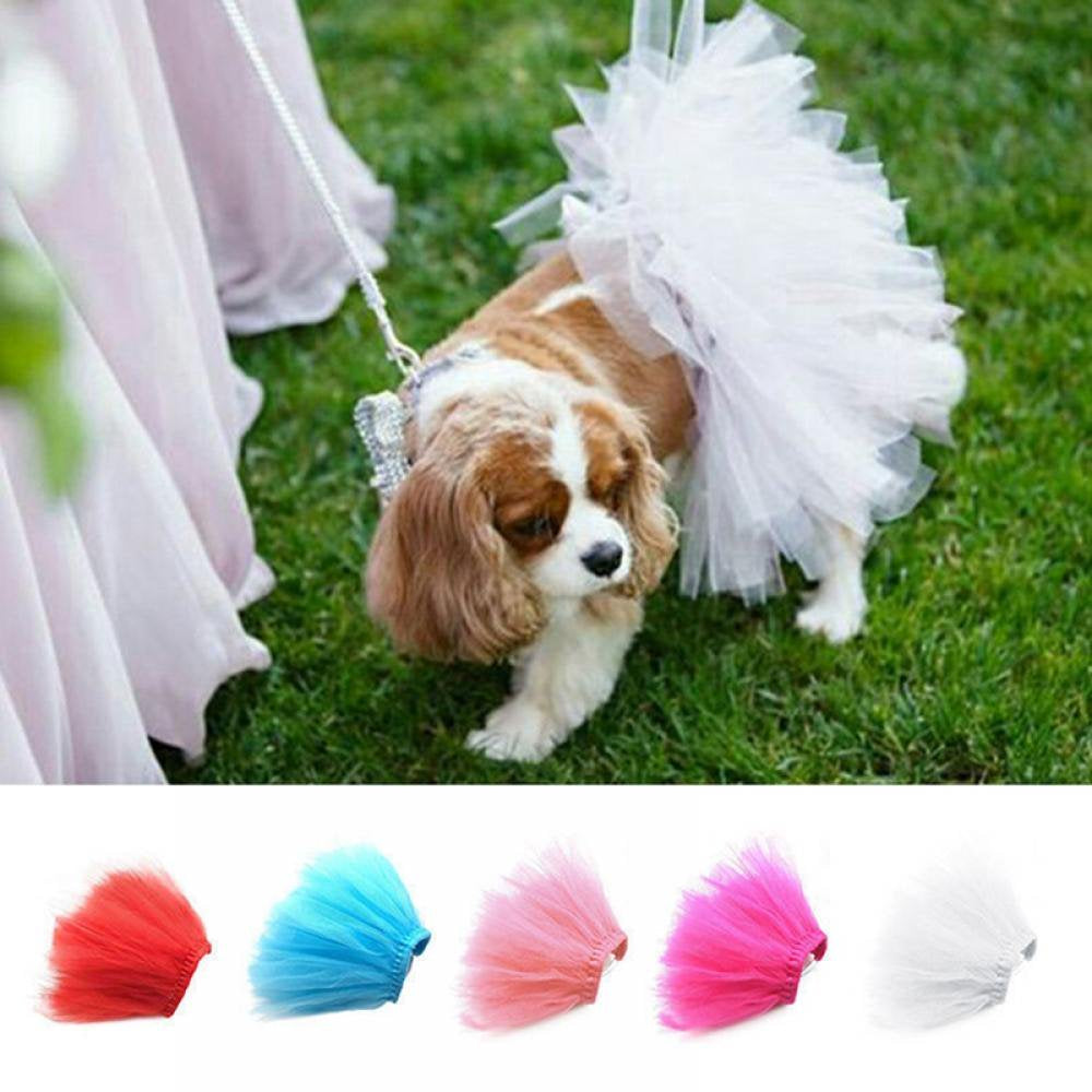 Forzero Pet Dress Dog Gauze Tutu Dress Skirt Pet Dog Cat Princess Clothes Apparel Animals & Pet Supplies > Pet Supplies > Cat Supplies > Cat Apparel Forzero   