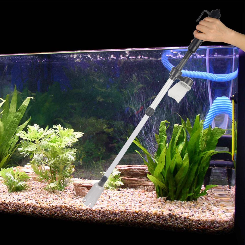 Aquarium Manual Cleaner Tool, Imountek Gravel Vacuum Cleaner Fish Tank Cleaning Syphon Water Animals & Pet Supplies > Pet Supplies > Fish Supplies > Aquarium Cleaning Supplies GPCT   